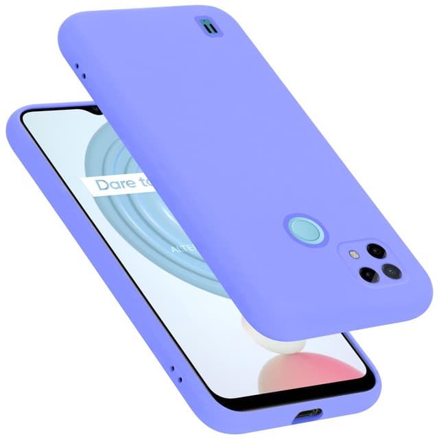 Realme C21 Cover Etui Case (Lilla)