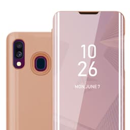 Samsung Galaxy A40 Plånboksfodral Skal (Rosa)