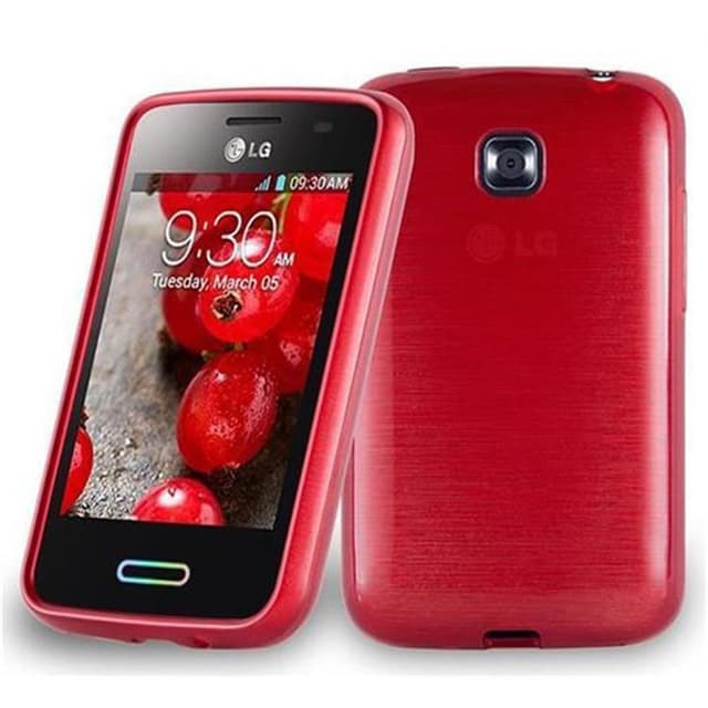 LG L3 II (2. SIM) Cover Etui Case (Rød)