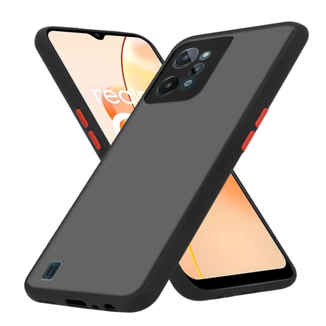 Realme C31 Skal Fodral Case (Svart)
