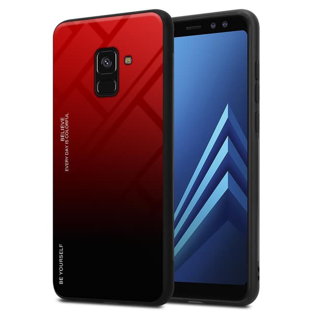 Samsung Galaxy A8 2018 Skal Fodral Case (Svart)