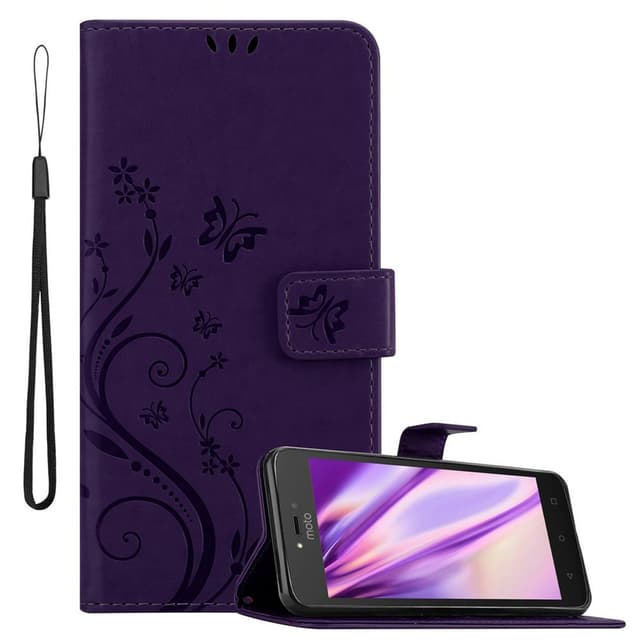 Motorola MOTO C Pungetui Cover Case (Lilla)