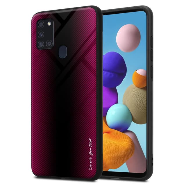 Samsung Galaxy A21s Suojakuori Kotelo (Vaaleanpunainen)