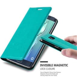 Samsung Galaxy S6 EDGE lommebokdeksel deksel (turkis)