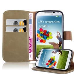 Samsung Galaxy S4 Plånboksfodral Skal (Brun)