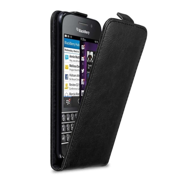 Blackberry Q10 Pungetui Flip Cover (Sort)