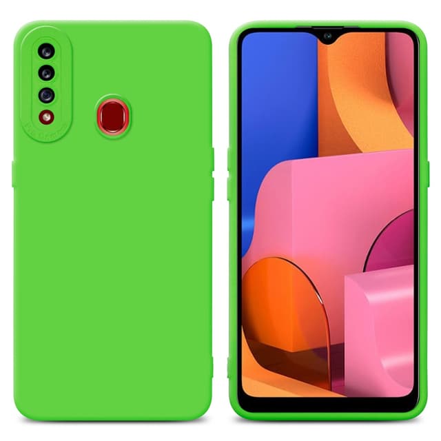 Samsung Galaxy A20s Cover Etui Case (Grøn)