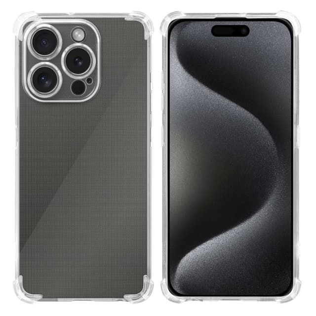 iPhone 15 PRO Suojakuori Kotelo (Läpinäkyvä)