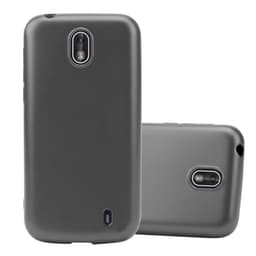 Nokia 1 2018 Suojakuori Suojakotelo Case (harmaa)