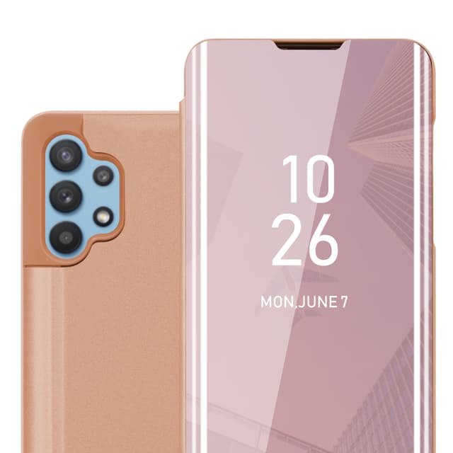 Samsung Galaxy A32 5G Pungetui Cover Case (Lyserød)