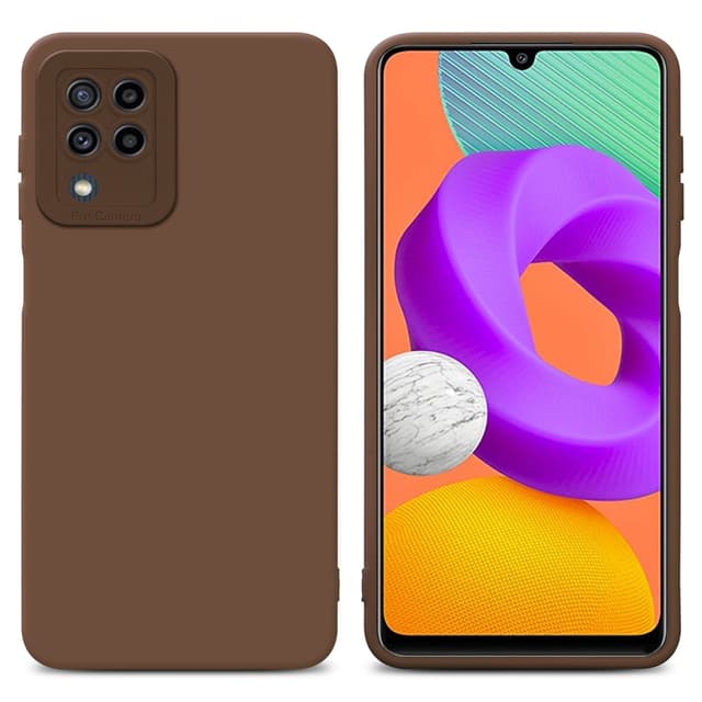 Samsung Galaxy M22 / M32 4G Cover Etui Case (Brun)