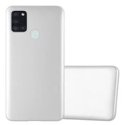 Skal Samsung Galaxy A21s Fodral Case (Silver)