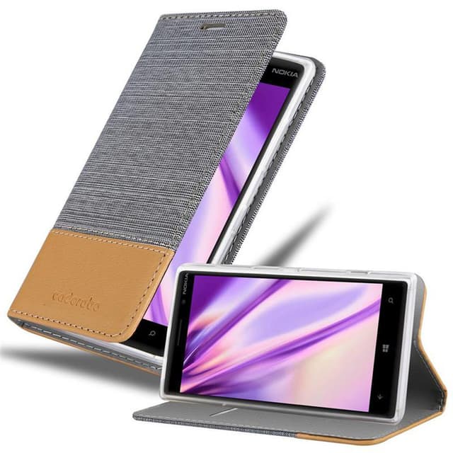 Nokia Lumia 830 Pungetui Cover Case (Grå)