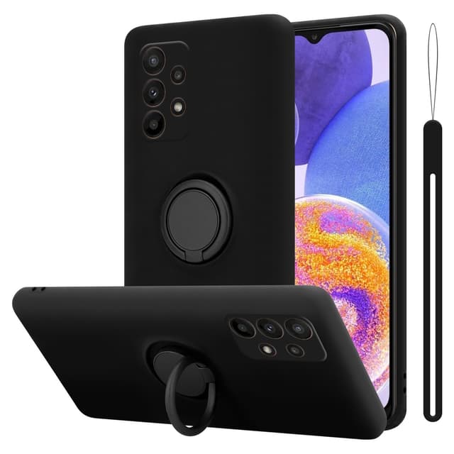 Samsung Galaxy A23 4G Suojakuori Kotelo (Musta)