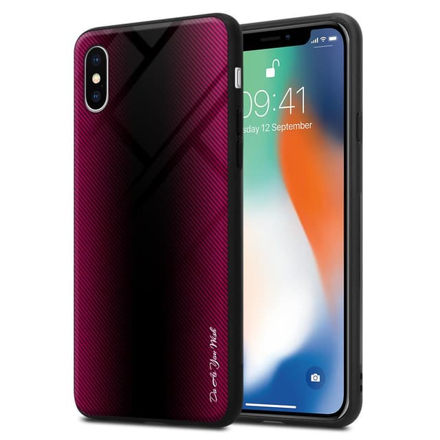 iPhone X / XS Skal Fodral Case (Rosa)