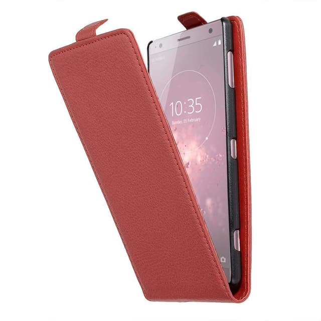 Sony Xperia XZ2 Flipfodral Skal (Röd)