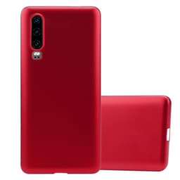 Huawei P30 Suojakuori Suojakotelo Case (Punainen)