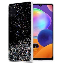 Samsung Galaxy A31 Mobilskal Glitter Skal TPU