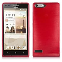 Huawei ASCEND P7 MINI silikondeksel cover (rød)