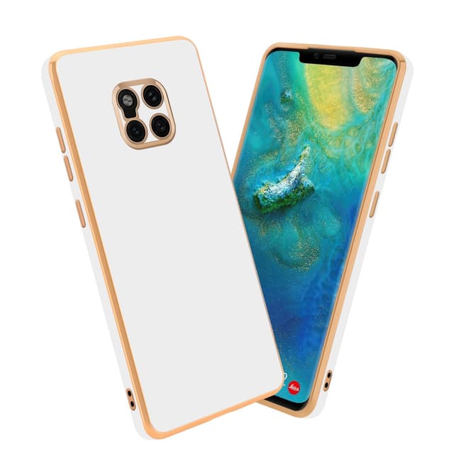 Huawei MATE 20 PRO Skal Fodral Case (Vit)