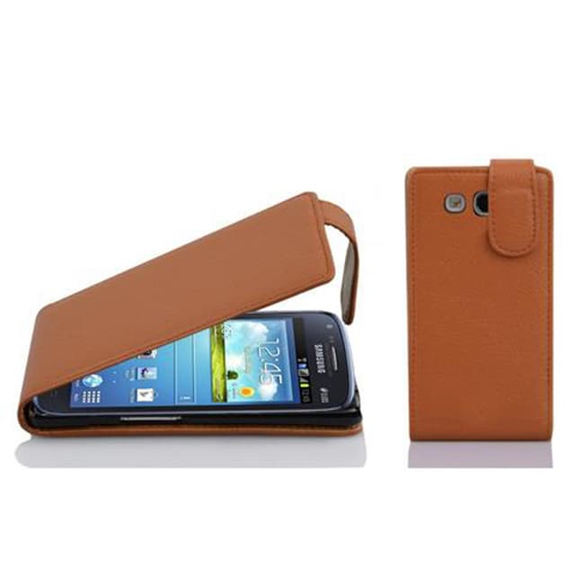 Samsung Galaxy CORE / CORE DUOS Flipfodral Skal (Brun)