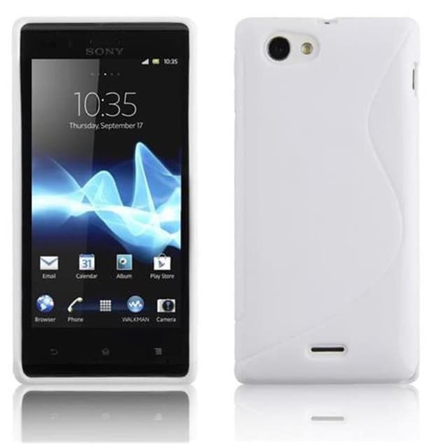Sony Xperia L Skal Fodral Case (Vit)