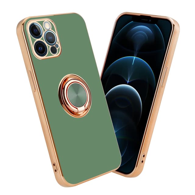 iPhone 12 PRO Cover Etui Case (Grøn)