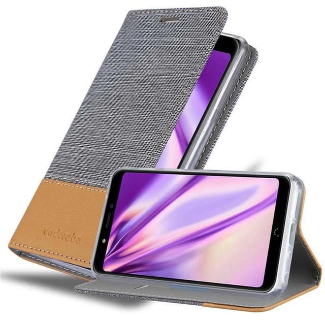 BQ Aquaris C Pungetui Cover Case (Grå)