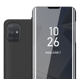 Samsung Galaxy A71 4G Pungetui Cover Case (Sort)