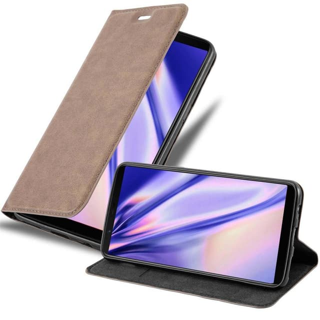 OnePlus 5T lommebokdeksel case (brun)