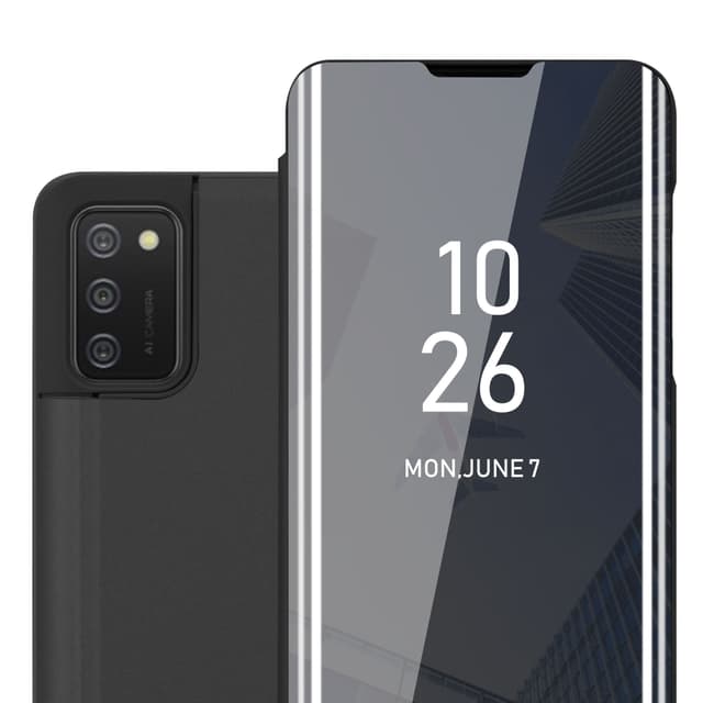 Samsung Galaxy A02s Plånboksfodral Skal (Svart)