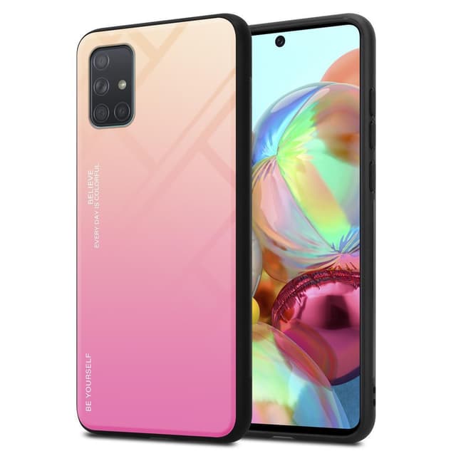 Samsung Galaxy A71 4G Skal Fodral Case (Svart)