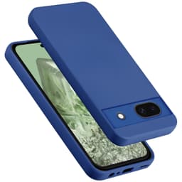 Google Pixel 8A silikondeksel case (blå)