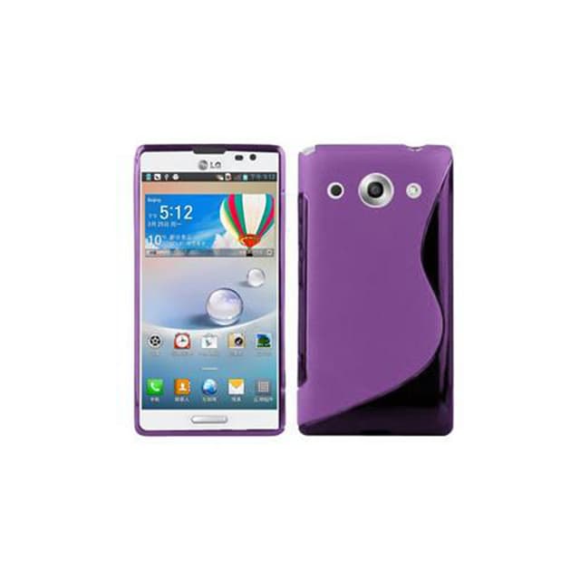LG OPTIMUS G PRO Skal Fodral Case (Lila)