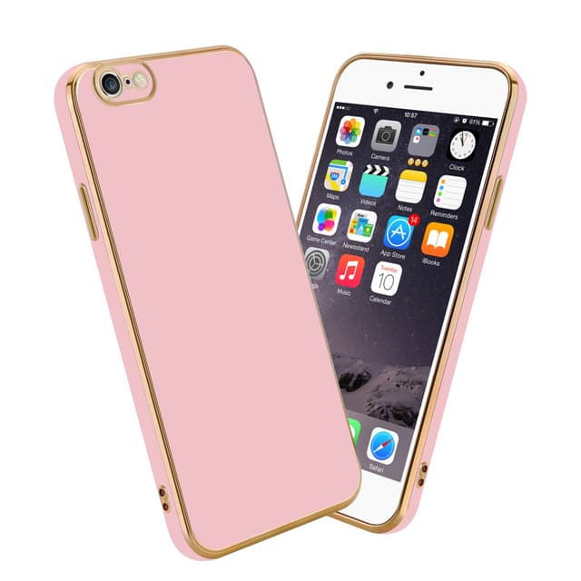 iPhone 6 / 6S Suojakuori Cover (Vaaleanpunainen)