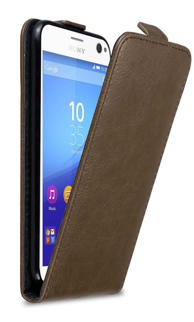 Sony Xperia C4 Pungetui Flip Cover (Brun)