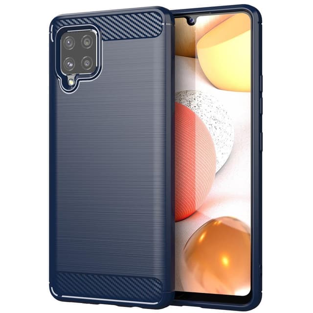Samsung Galaxy A42 4G Cover TPU Etui (Blå)