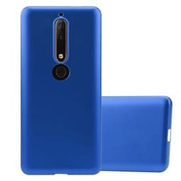 Nokia 6.1 Suojakuori Suojakotelo Case (Sininen)