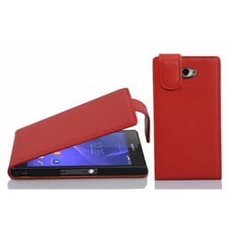 Sony Xperia M2 / M2 AQUA Pungetui Flip Cover (Rød)