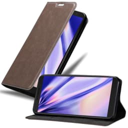 Alcatel 3L 2019 lommebokdeksel deksel (brun)