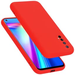 Realme 7 5G Suojakuori Suojakotelo (Punainen)