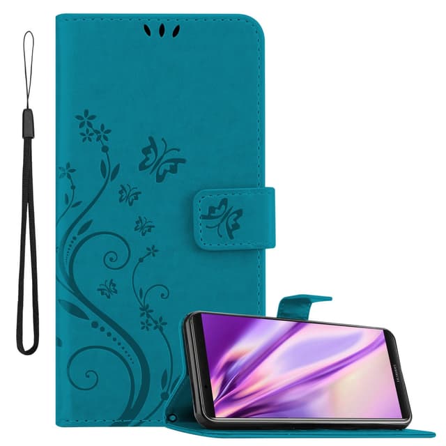 Huawei MATE 10 PRO Plånboksfodral Skal (Blå)