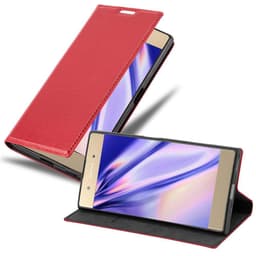 Sony Xperia XA1 PLUS lommebokdeksel deksel (rød)