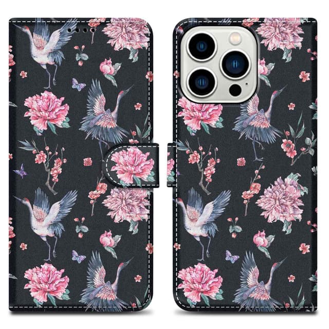 iPhone 14 PRO MAX Pungetui Cover Case (Sort)