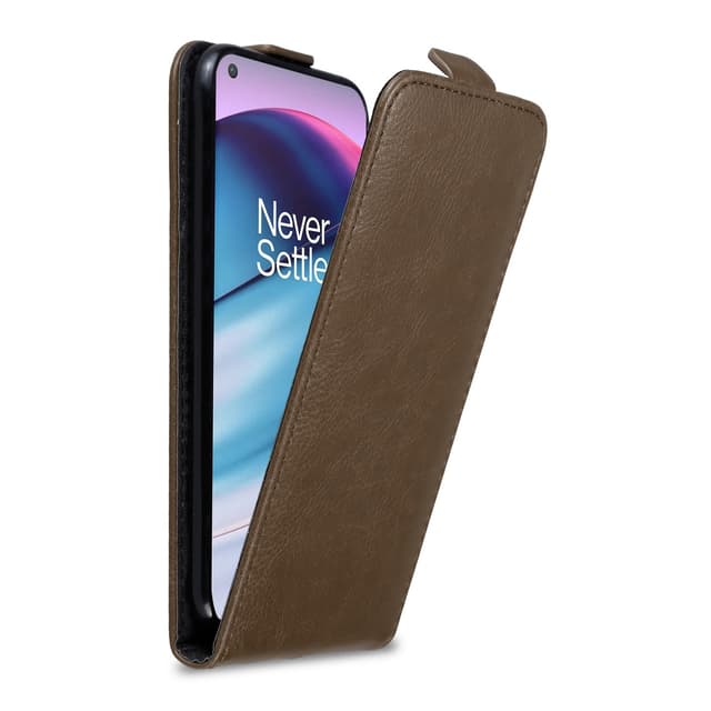 OnePlus Nord CE 5G Suojakuori Lompakkokotelo (Ruskea)
