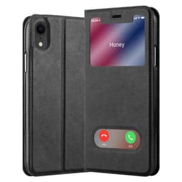 Lompakkokotelo iPhone XR Case (Musta)