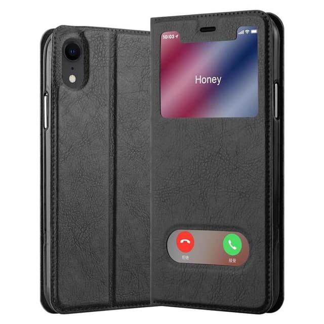 Lompakkokotelo iPhone XR Case (Musta)