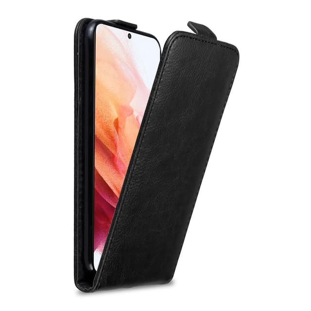 Samsung Galaxy S21 5G Suojakuori Lompakkokotelo (Musta)