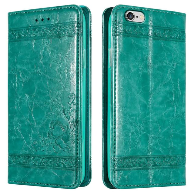 iPhone 6 PLUS / 6S PLUS lommebokdeksel etui (turkis)