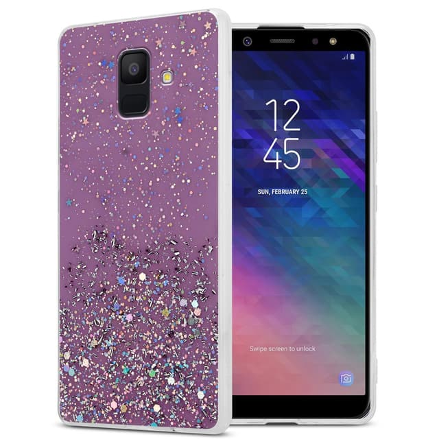 Samsung Galaxy A6 2018 Skal Fodral Case (Lila)